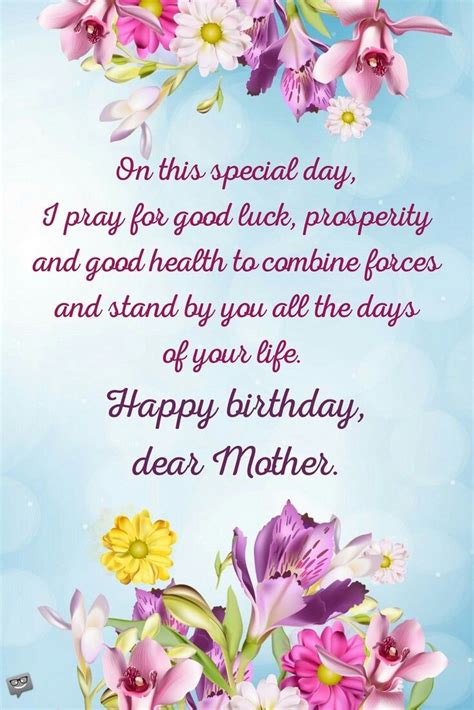 Top 50 wishes, messages, quotes and images that will make your mom feel special. Pin by Ekathva on Happy Birthday Collection | Birthday ...