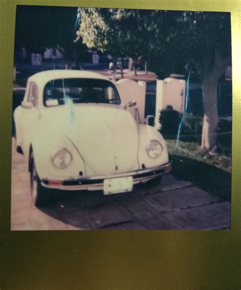 help why does the photo got this weird blue lines r polaroid