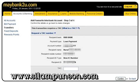 Simple application car loan with easy payment options, low interest, and a high what is your nric number? Cara Bayar Loan Melalui Maybank2u. | silampuneon