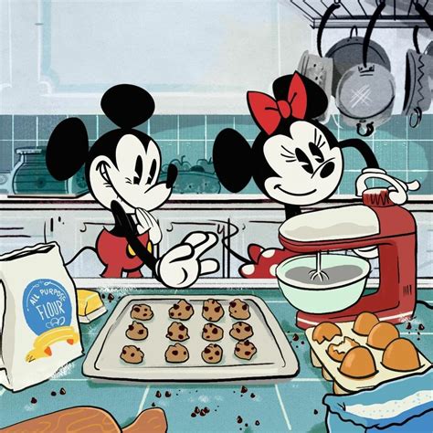 One spoonful of this chocolate mousse and you will be hooked now, there are chocolate mousse recipes that simply involve folding whipped cream into melted chocolate. National Chocolate Chip Day. | Mickey mouse cartoon, Mickey
