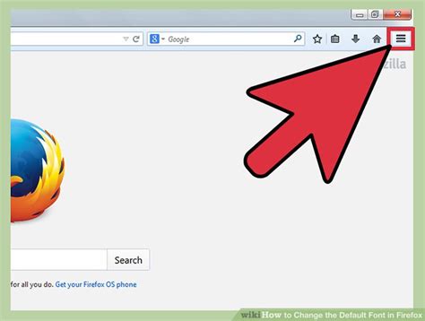 How To Change The Default Font In Firefox 9 Steps With Pictures