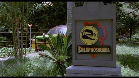 Jurassic Park Dilophosaurus Paddock Trail Sign