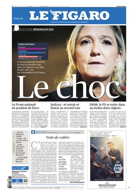 Le Figaro Du 07 Décembre 2015 Le Kiosque Figaro Digital