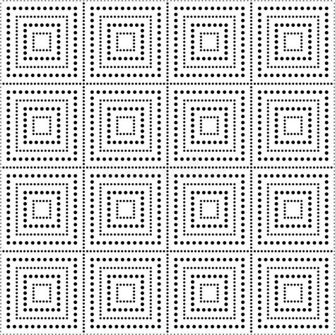 Vector Modern Seamless Geometry Pattern Square Black And White