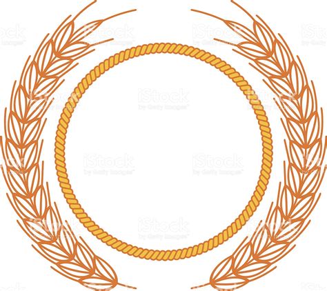 Fancy Wheat Wreath Vector Clipart 20 Free Cliparts Download Images On