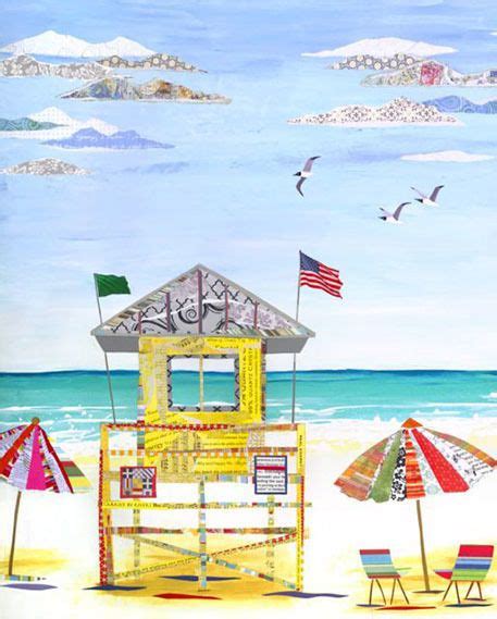 positive vibrations 1 by jennifer peck embellished giclee ~ 30 x 24 beach art beach