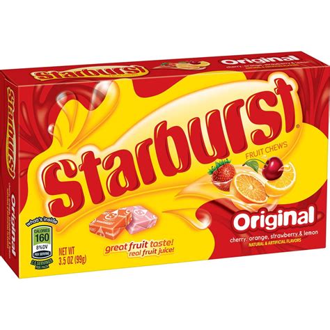 Starburst Original Fruit Chews Candy Theater Box 35 Ounce