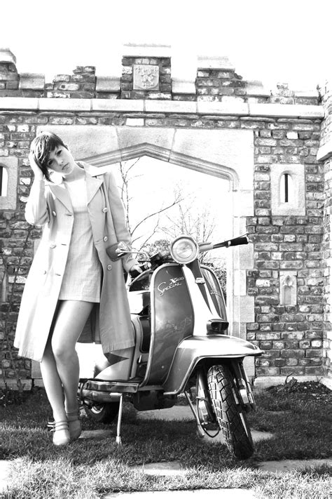 Mod And Scooter Lambretta Scooter Girl Motorcycle Girl