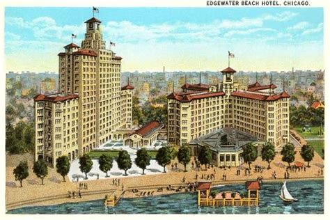 Edgewater Beach Hotel Chicago Illinois Posters