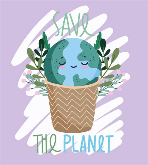 Save The Planet Poster 3677666 Vector Art At Vecteezy