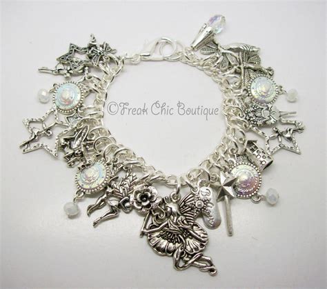 Fairy Charm Bracelet Fairy Jewellery Fairy Charm Silver Etsy Uk