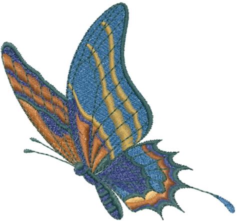 Free Butterfly Flying Embroidery Design Machine