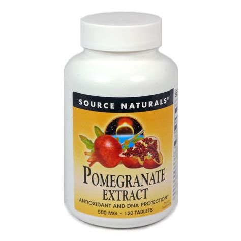 Source Naturals - Pomegranate Extract 500 mg. - 120 Tablets - Walmart ...