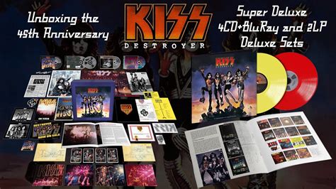 Unboxing The Kiss Destroyer 45th Anniversary Super Deluxe 4cdbluray