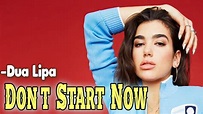 Dua Lipa - Don't Start Now (Lyrics)| Lyrics Point - YouTube