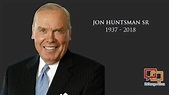 Funeral service for Jon Huntsman Sr. planned for next week – St George News