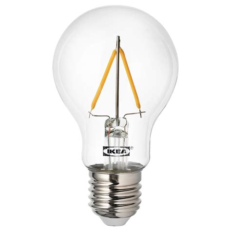 Ryet Led Bulb E27 100 Lumen Globe Clear Ikea