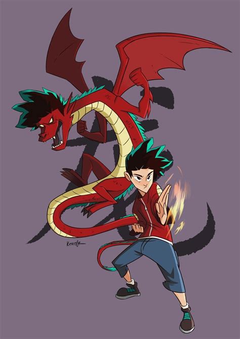 Jake Long American Dragon By Kevin Josué Kjcr95 American Dragon Cartoon Caracters Dragon