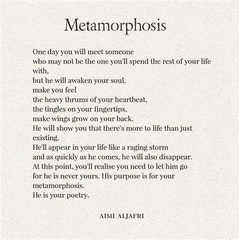 Metamorphosis Writing Life Metamorphosis Personal Quotes