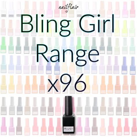 Bling Girl Gel Range 15ml All 96 Nailflair