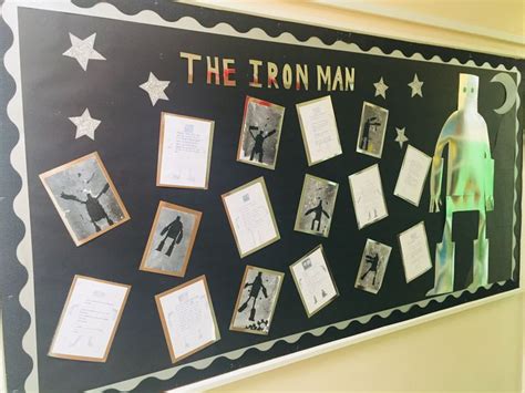 Iron Man Schoolclassroom Board Poem Display
