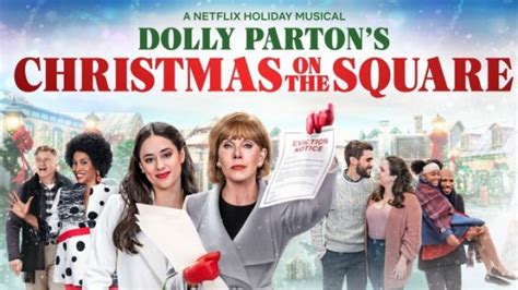 dolly parton christine baranski and jenifer lewis team up in netflix s christmas in the square