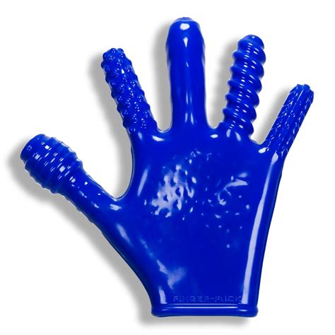 Oxballs Finger Fuck Glove One Size Blue Uk Health