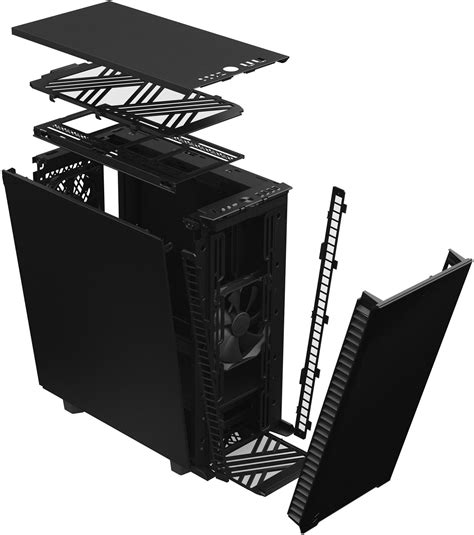 Fractal Design Define 7 Compact Solid Black Tower Chassis Fd C Def7c