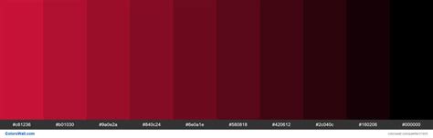 Shades X11 Color Crimson Dc143c Hex Colorswall