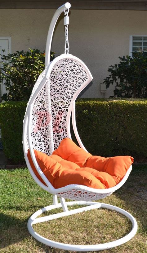 A wicker hanging chair or armchair will help you create a relaxed and bohemian atmosphere. Egg Shape Wicker Rattan Swing Bed Chair Weaved Hanging ...