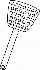 Fly Swatter Clip Outline Pluspng Mycutegraphics Graphics sketch template