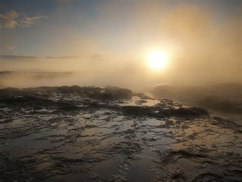 Geysir Sunrise 3 Sunrise In Geysir Iceland Adrianmetzelaar Flickr