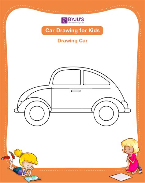 Car Drawing For Kids Easy Car Drawing For Kids Pdf