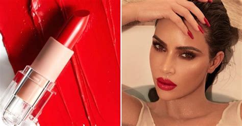 Kim Kardashian Just Dropped A Brand New Red Lipstick And Its So Pretty True Red Lipstick Red
