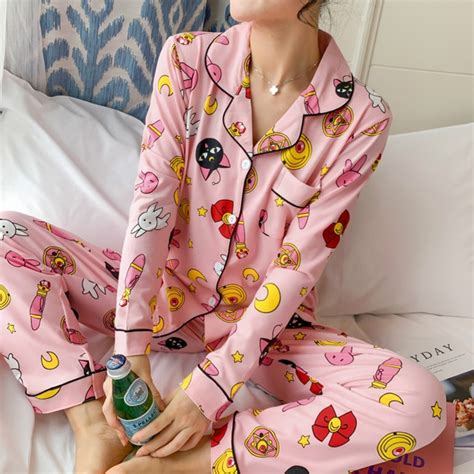 Cute Pajamas Anime Warm Flannel Pajamas Set Cute Anime Figure Soft