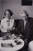 Betty and Claude Shannon with various instruments on display ...