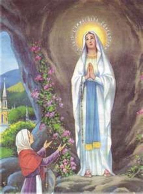 Our Lady Of Lourdes France 1858 Divine Mysteries And Miracles
