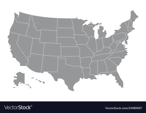 United States Map Vector Free Usa Outline Vector At Getdrawings Bodenewasurk