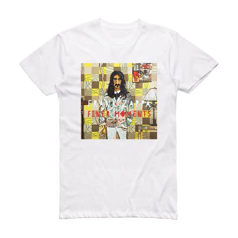 Frank Zappa Finer Moments Album Cover T Shirt White Album Cover T Shirts