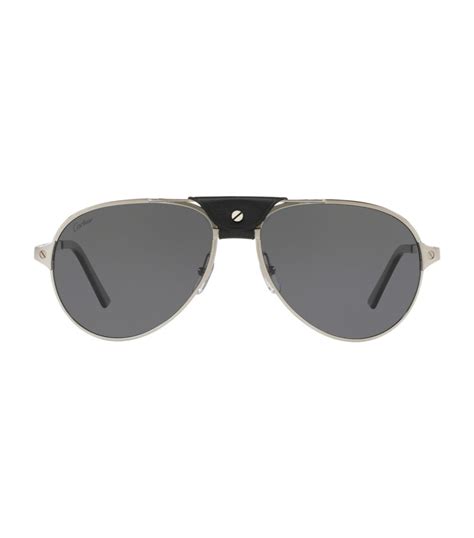Cartier Black Pilot Sunglasses Harrods Uk