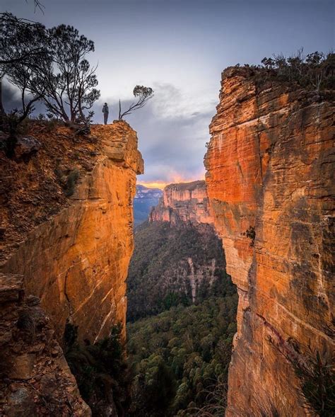 Now Discovering The Hanging Rock In Blue Mountains National Park