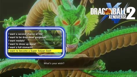 All Shenron Wishes In Dragon Ball Xenoverse 2