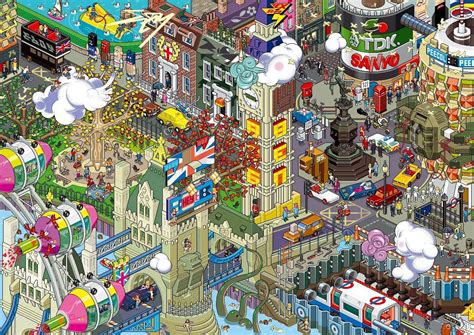 Pixel Art Wallpaper Seni Pixel Art Pemandangan Kota