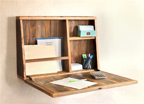 Check out these diy desks that you can create out of simple materials without spending a fortune. Drop Down Secretary Desk Wall Mounted Desk For Small