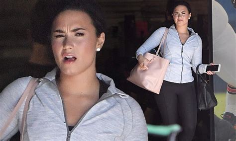 Demi Lovato Heads To The Gym In La Following Shock Split
