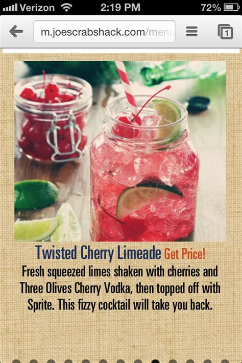 Twisted Cherry Limeade Cherry Limeade Cherry Vodka Limeade