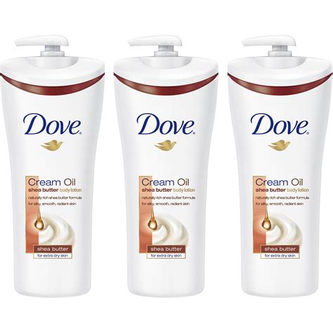 Dove Cream Oil Body Lotion With Warming Vanilla Scent Moisturizer For Dry Skin Shea Butter Body