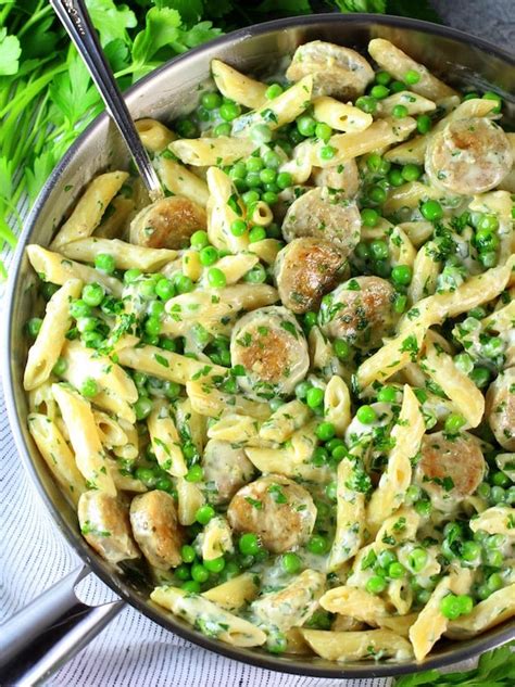Chicken Alfredo With Penne And Peas Taste And See