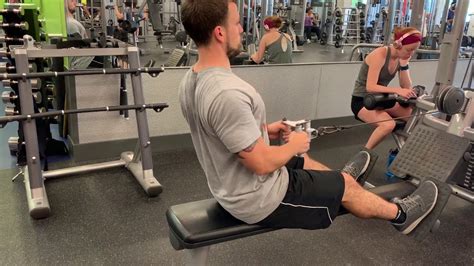 Neutral Grip Seated Cable Row Youtube