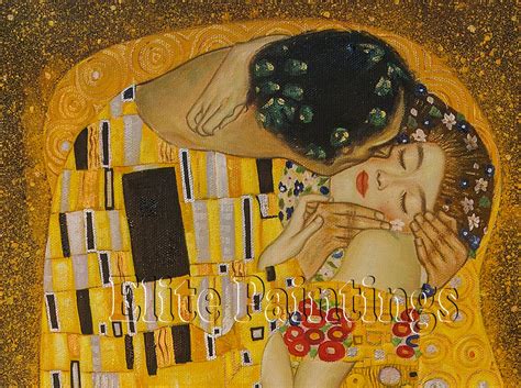Gustav Klimt The Kiss 100 Handmade Oil On Canvas Painting Etsy